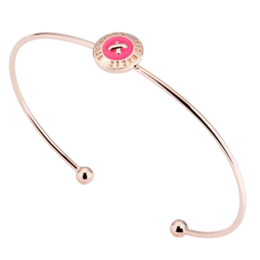 Ted Baker Elvas PINK ROSE GOLD MINI Button Cuff